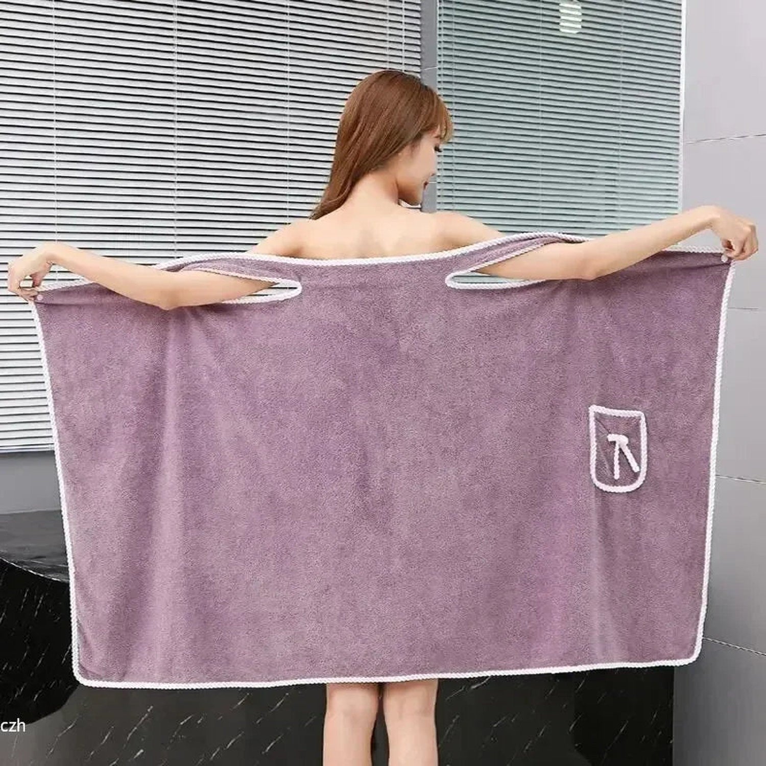 Wrap & Go — Wearable Fast-Dry Bath & Beach Towel (140×85cm)