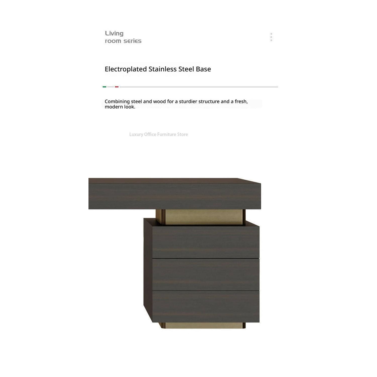 Italian Minimalist Luxury Study Desk