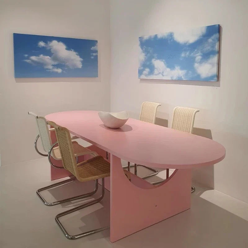 French Modern Round Dining Table