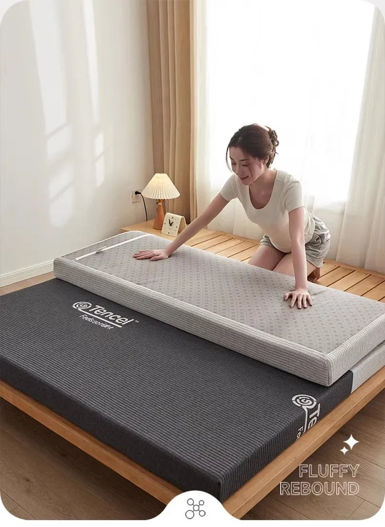 New 0 pressure slow rebound gel memory cotton mattress home high density tatami sponge mat rental