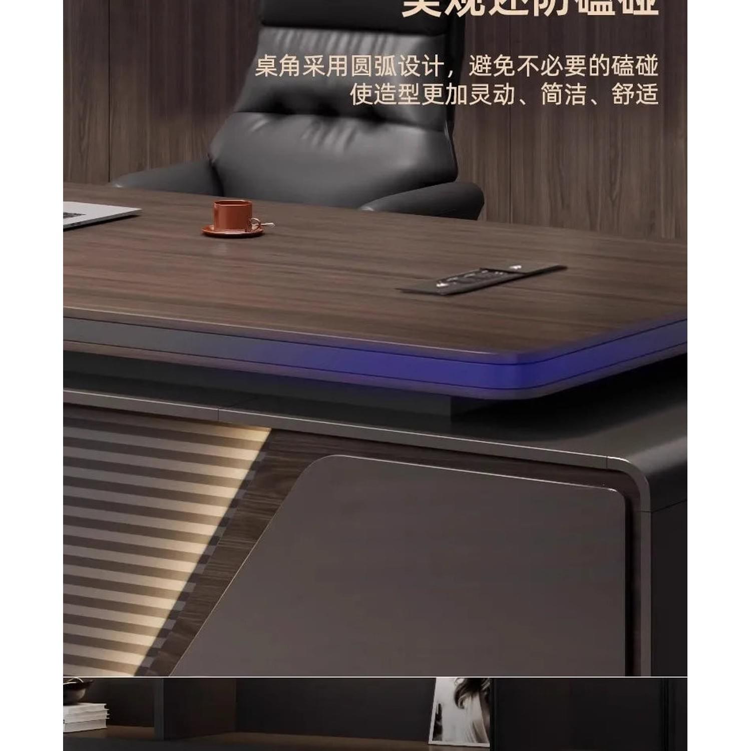 Height-Adjustable L-Shaped Gaming & Home Office Desk