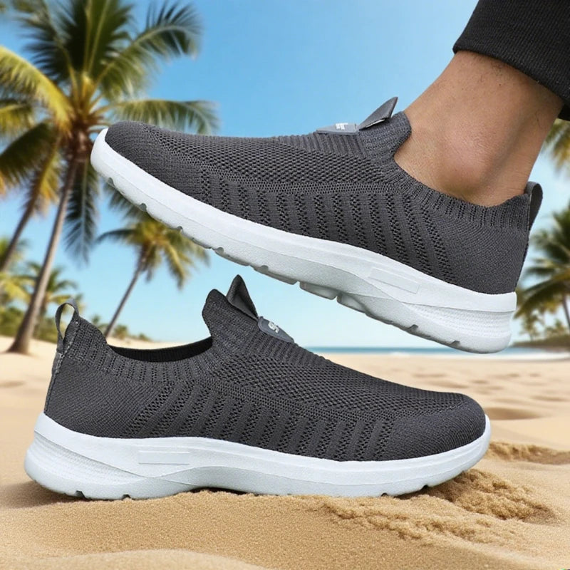 Lightweight Recovery Sneakers — Breathable Mesh Athletic Shoes