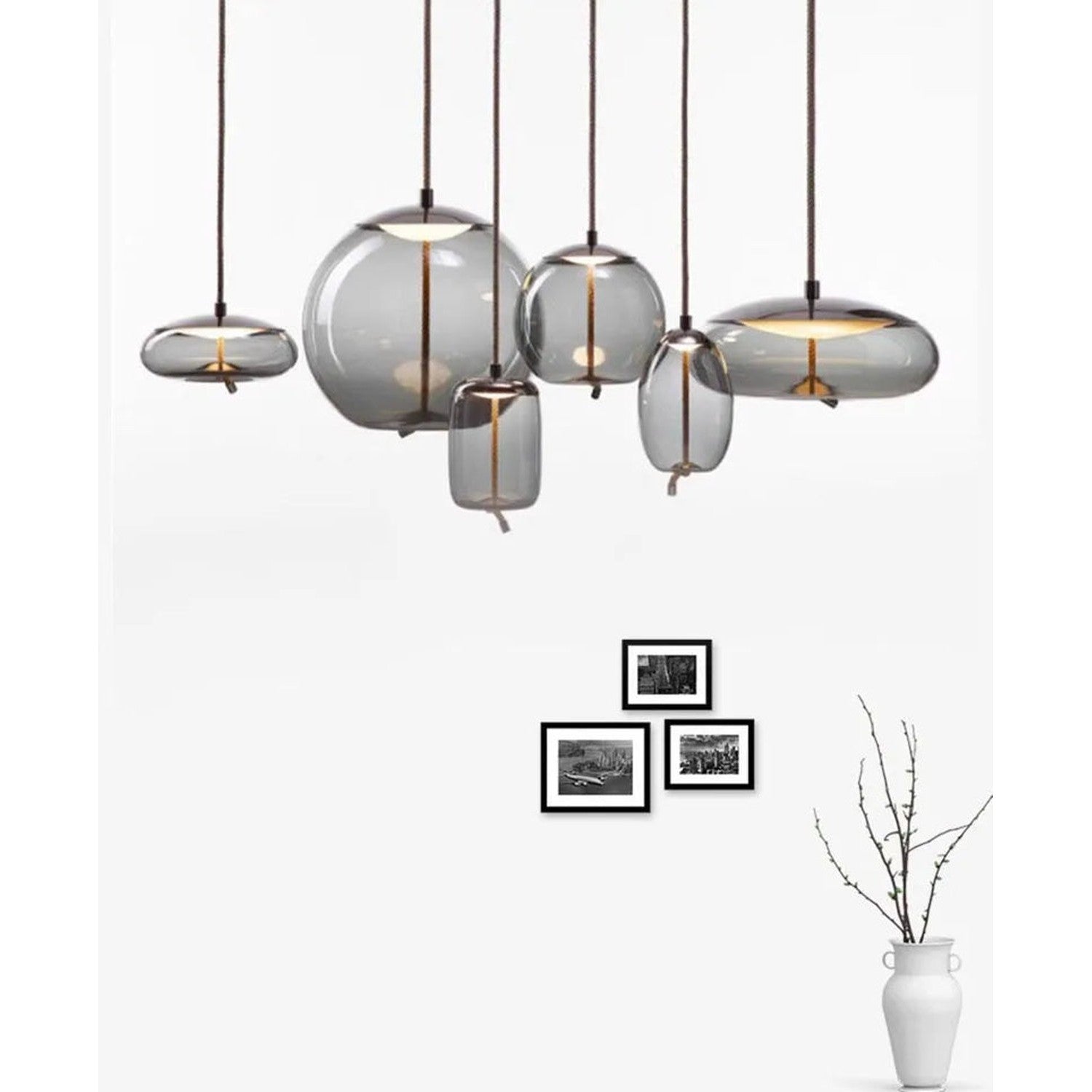 Modern LED Pendant Light — Chandelier for Living & Dining Room