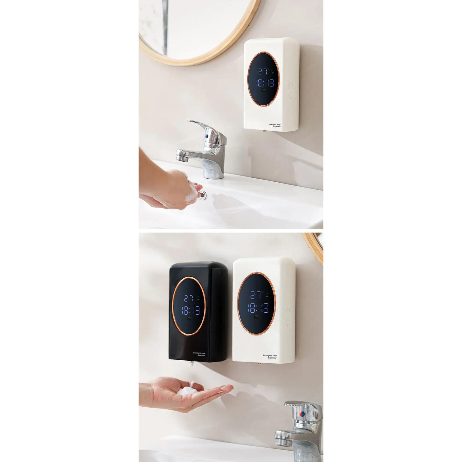 The Touchless Pour — 480ml Smart Foam Soap Dispenser, USB Rechargeable