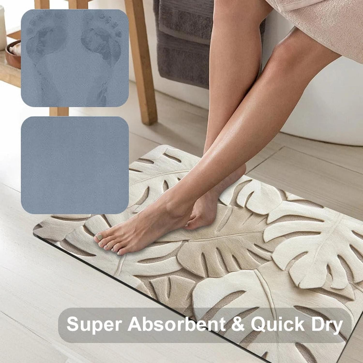 Step Out in Comfort — Super Absorbent Non-Slip Bath Mat