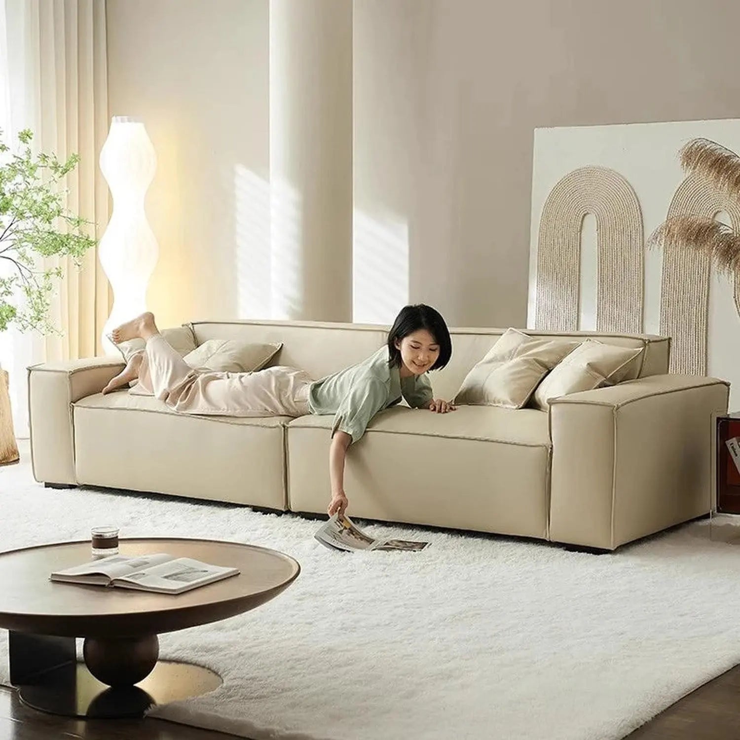 Aesthetic Space-Saving Luxury Sofa — Unique Designer Living Room Seating Jonine’s Corner
