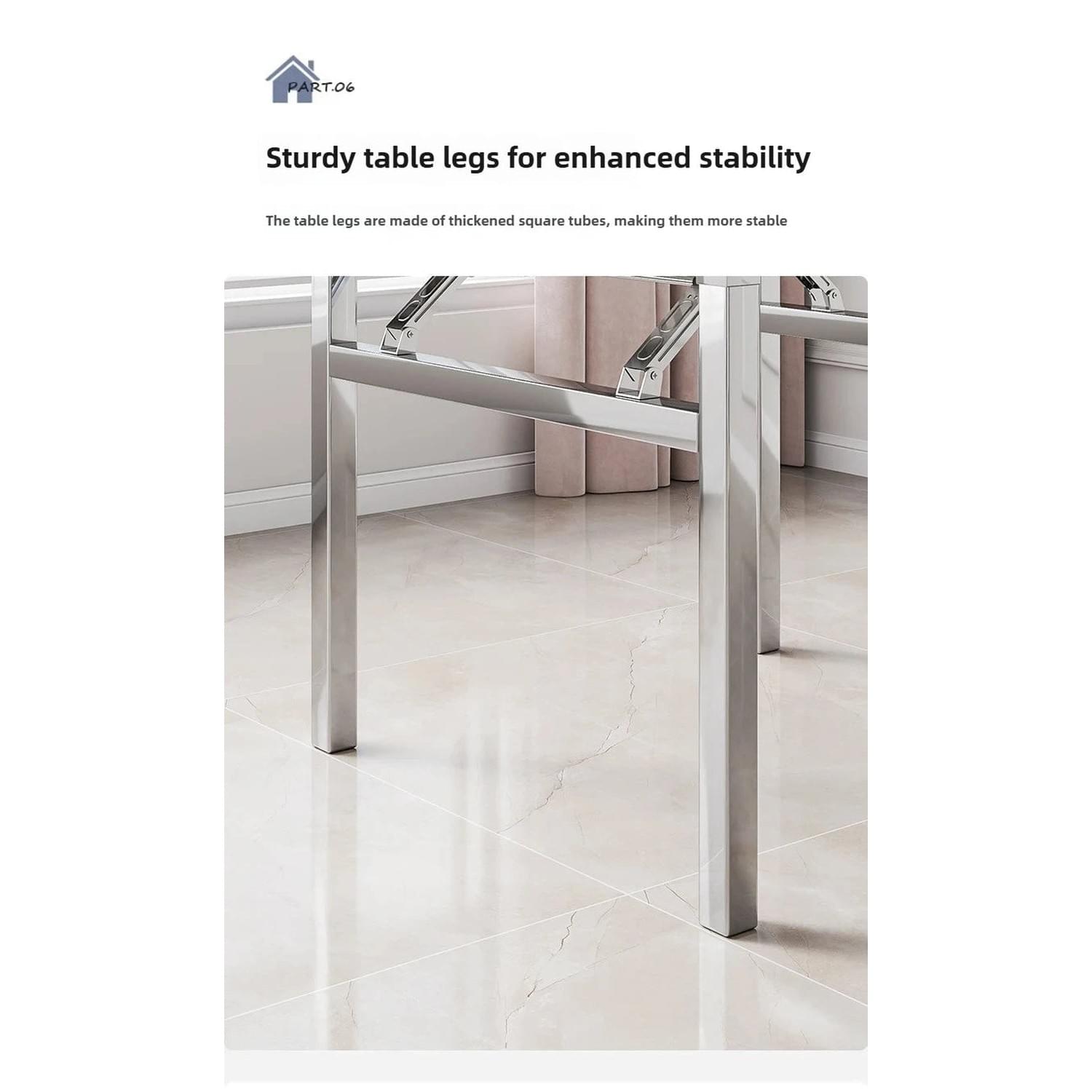 Foldable Stainless Steel Buffet & Serving Table