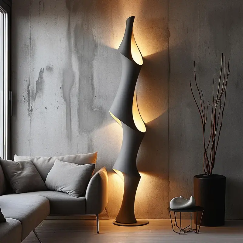 The Statement Corner — Art Deco Sculptural LED Floor Lamp Jonine’s Corner