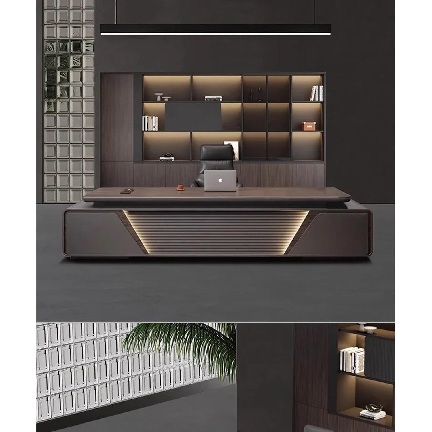 Height-Adjustable L-Shaped Gaming & Home Office Desk