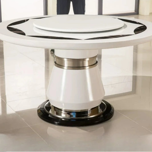Side Round Dining Table Console Center Luxury Lounge Portable Dining Table Service Bistro Mesas De Jantar Living Room Furniture