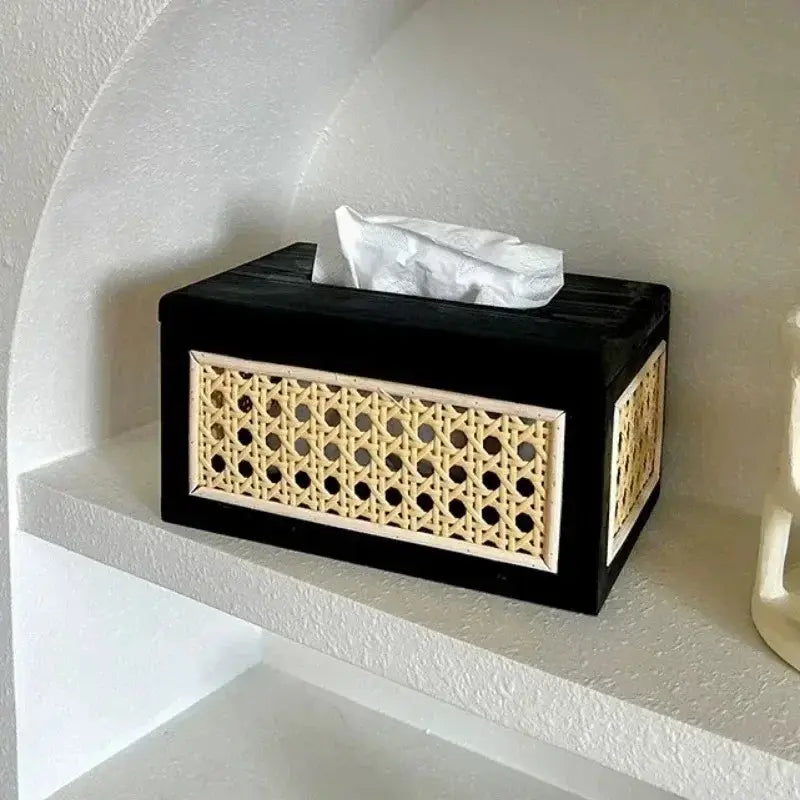 Rattan Tissue Box Cover — Uncategorized