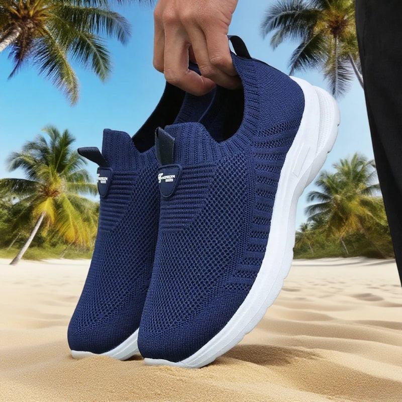 Lightweight Recovery Sneakers — Breathable Mesh Athletic Shoes