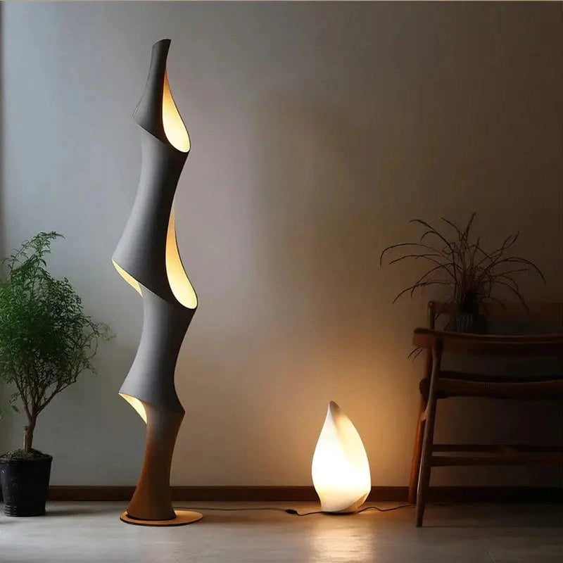 The Statement Corner — Art Deco Sculptural LED Floor Lamp Jonine’s Corner