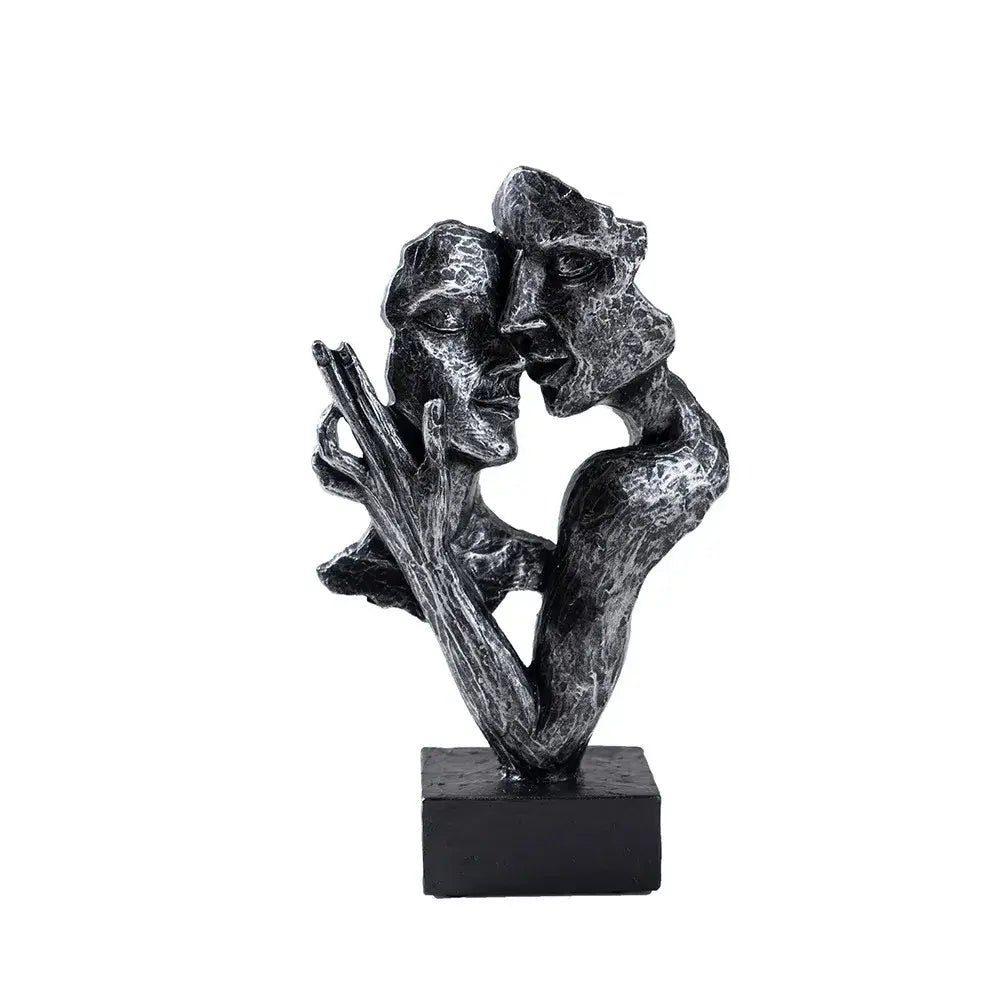 Love, Displayed — Contemporary Couple Statue & Lover Sculpture for Home