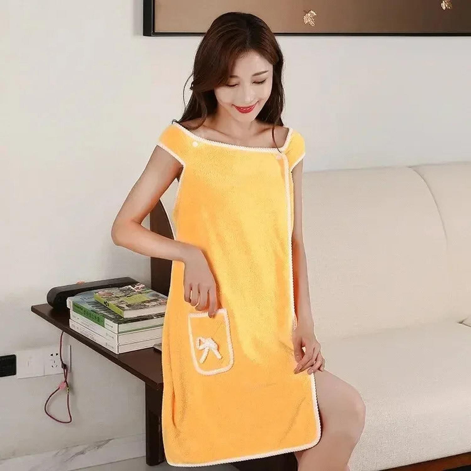 Wrap & Go — Wearable Fast-Dry Bath & Beach Towel (140×85cm)