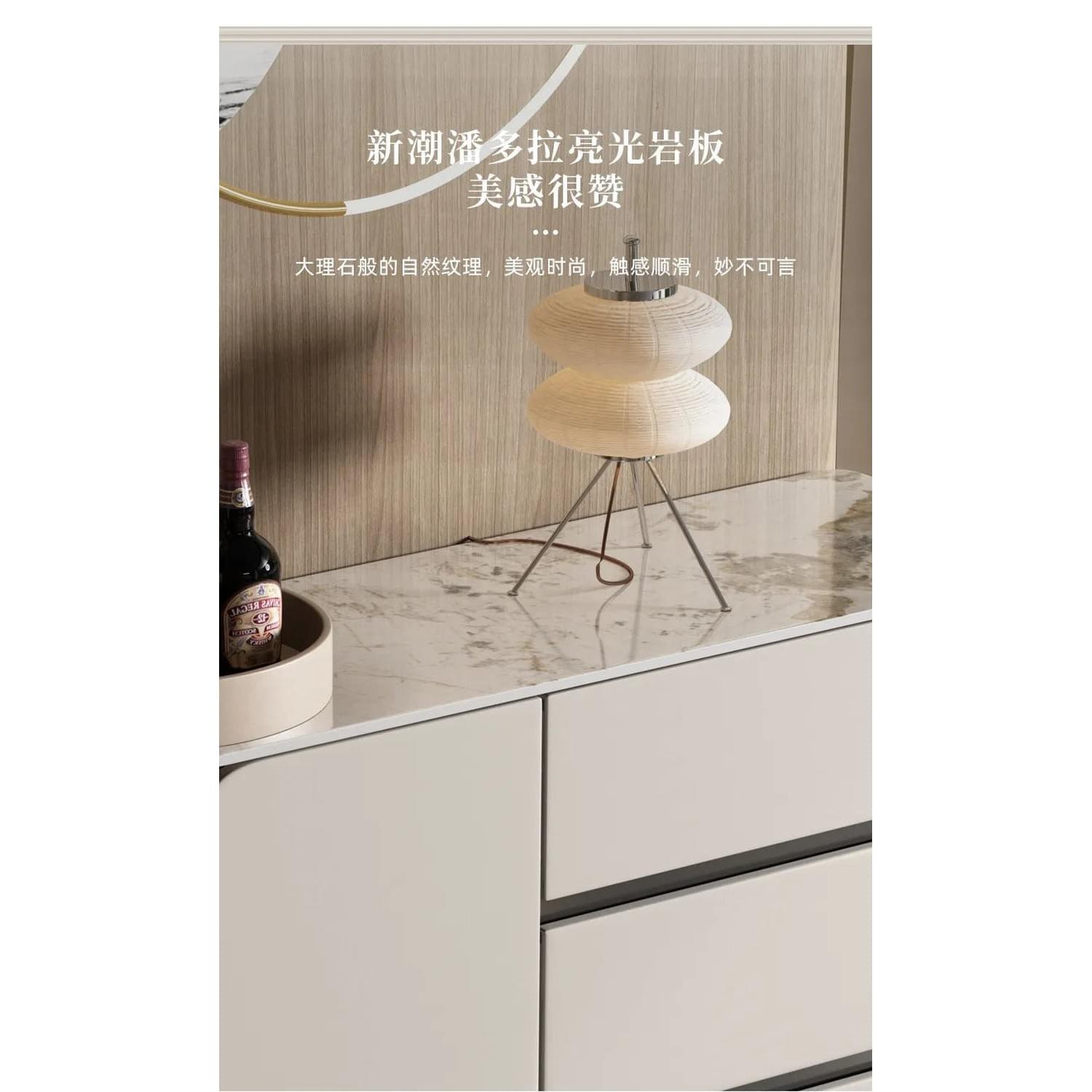 Premium Minimalist Display Cabinet — Light Luxury Living Room Storage