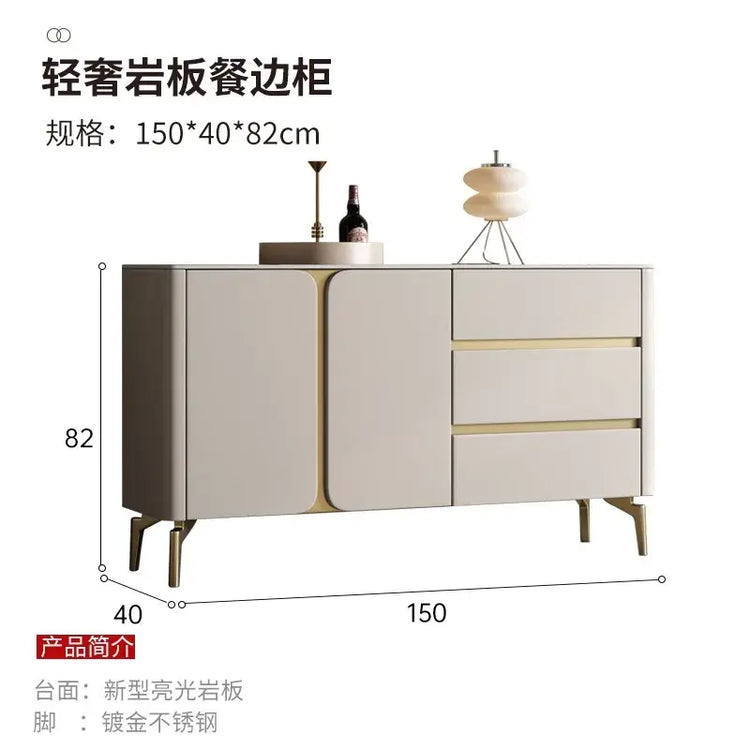 Light Luxury Display Cabinet – Minimalist Living Room Sideboard