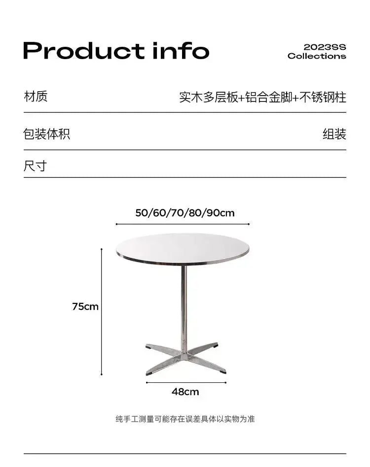 The Table That Brings Everyone In — Round Minimalist Dining Table Jonine’s Corner