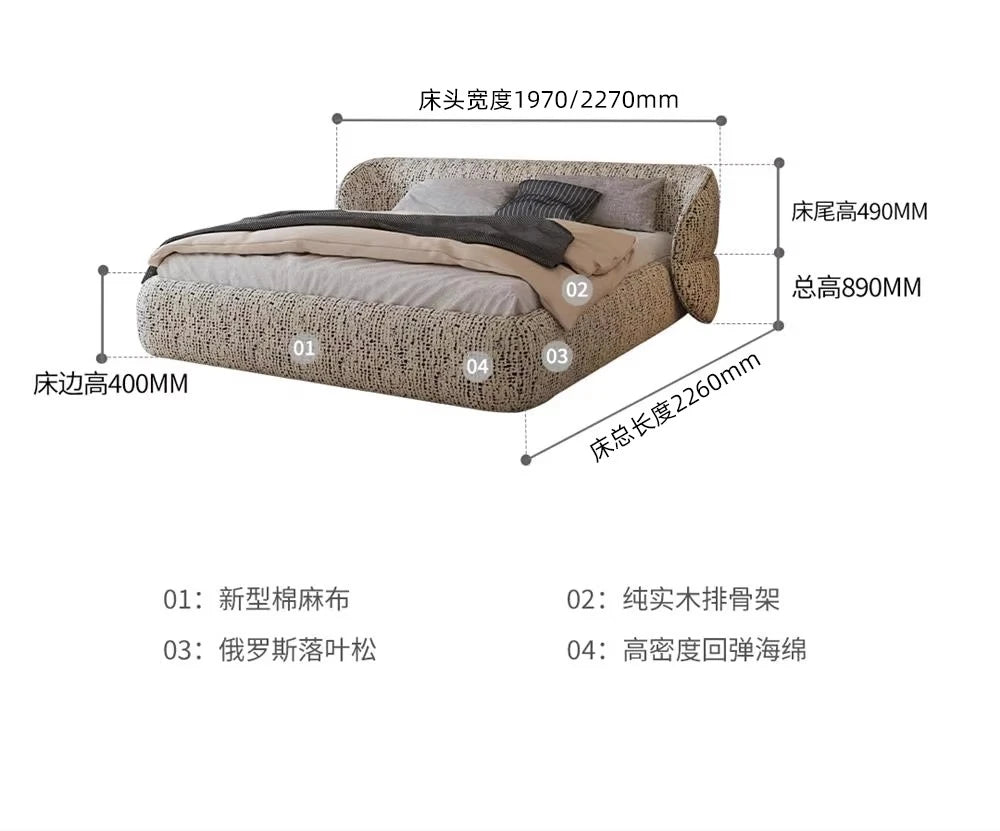 Queen Platform Bed Frame with Base — Modern Bedroom Essential