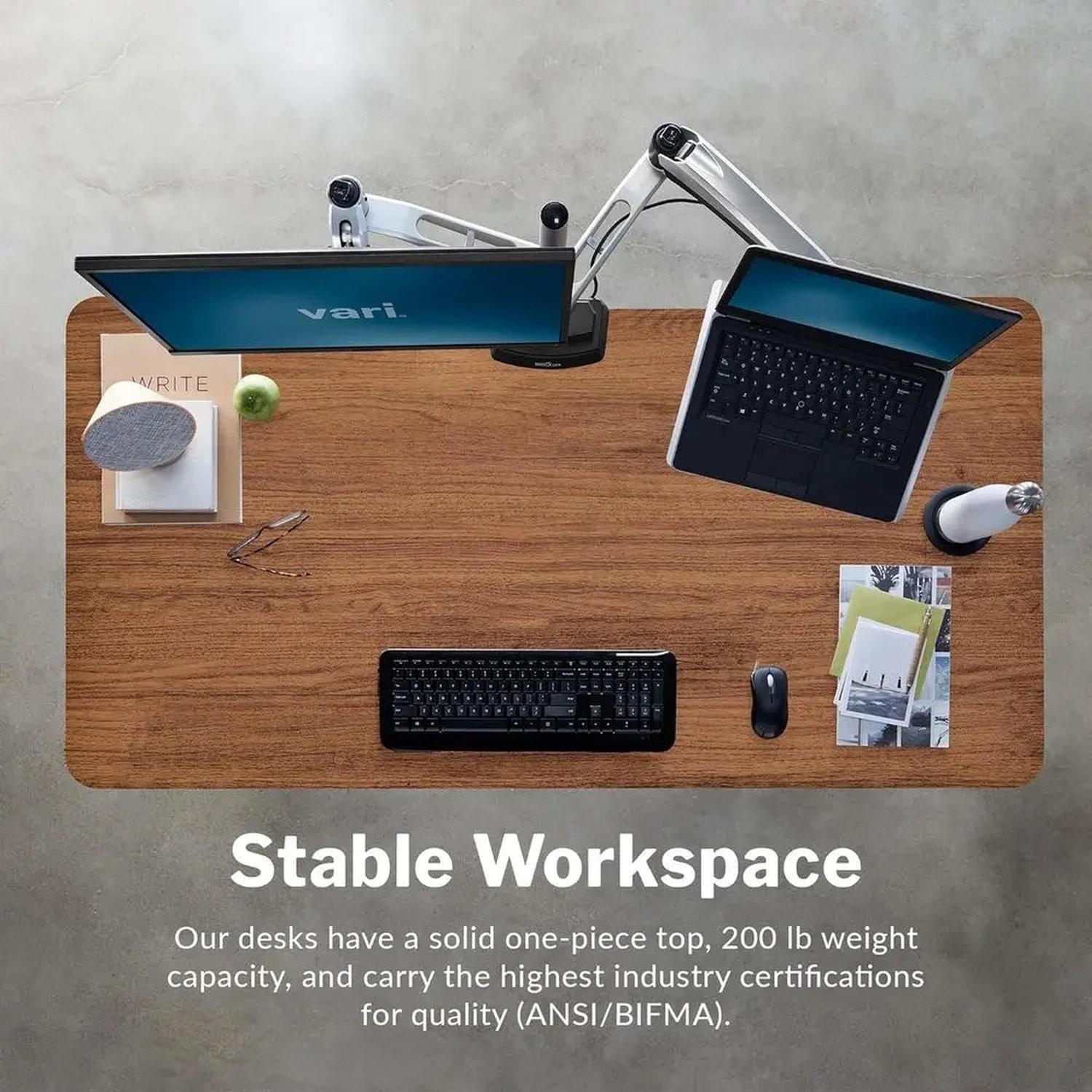 60x30 Electric Standing Desk with Dual Motor & Memory Presets