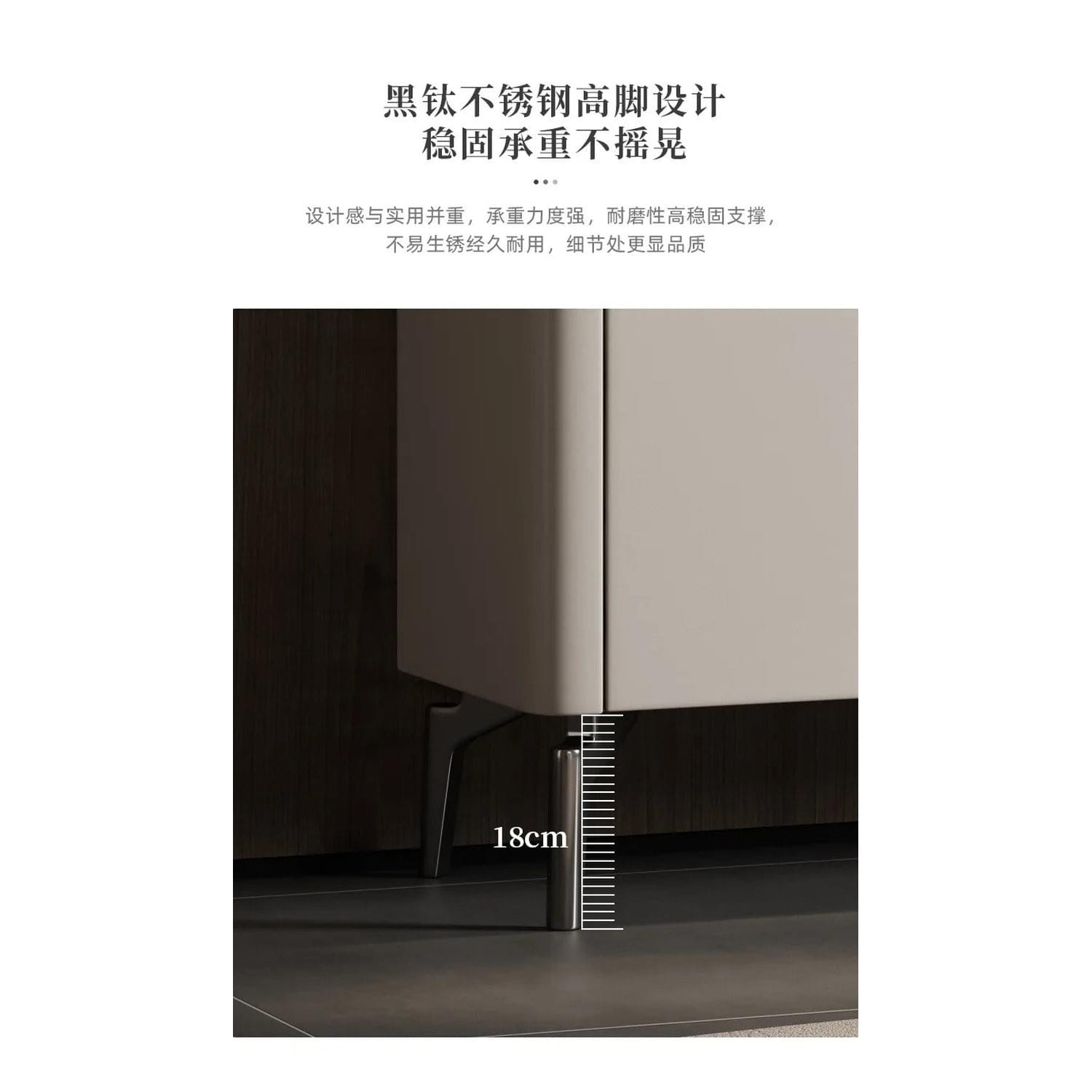 Premium Minimalist Display Cabinet — Light Luxury Living Room Storage