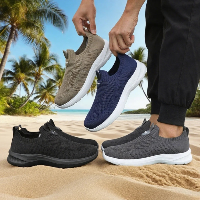 Lightweight Recovery Sneakers — Breathable Mesh Athletic Shoes