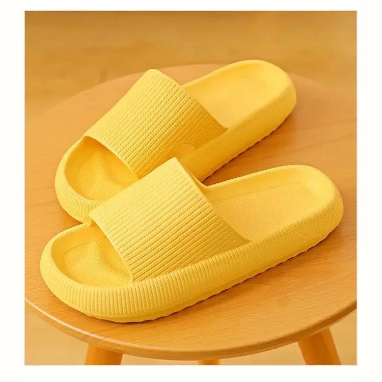 Cloud Comfort EVA Bathroom Slippers — 4cm Thick Sole, Indoor Home Sandals