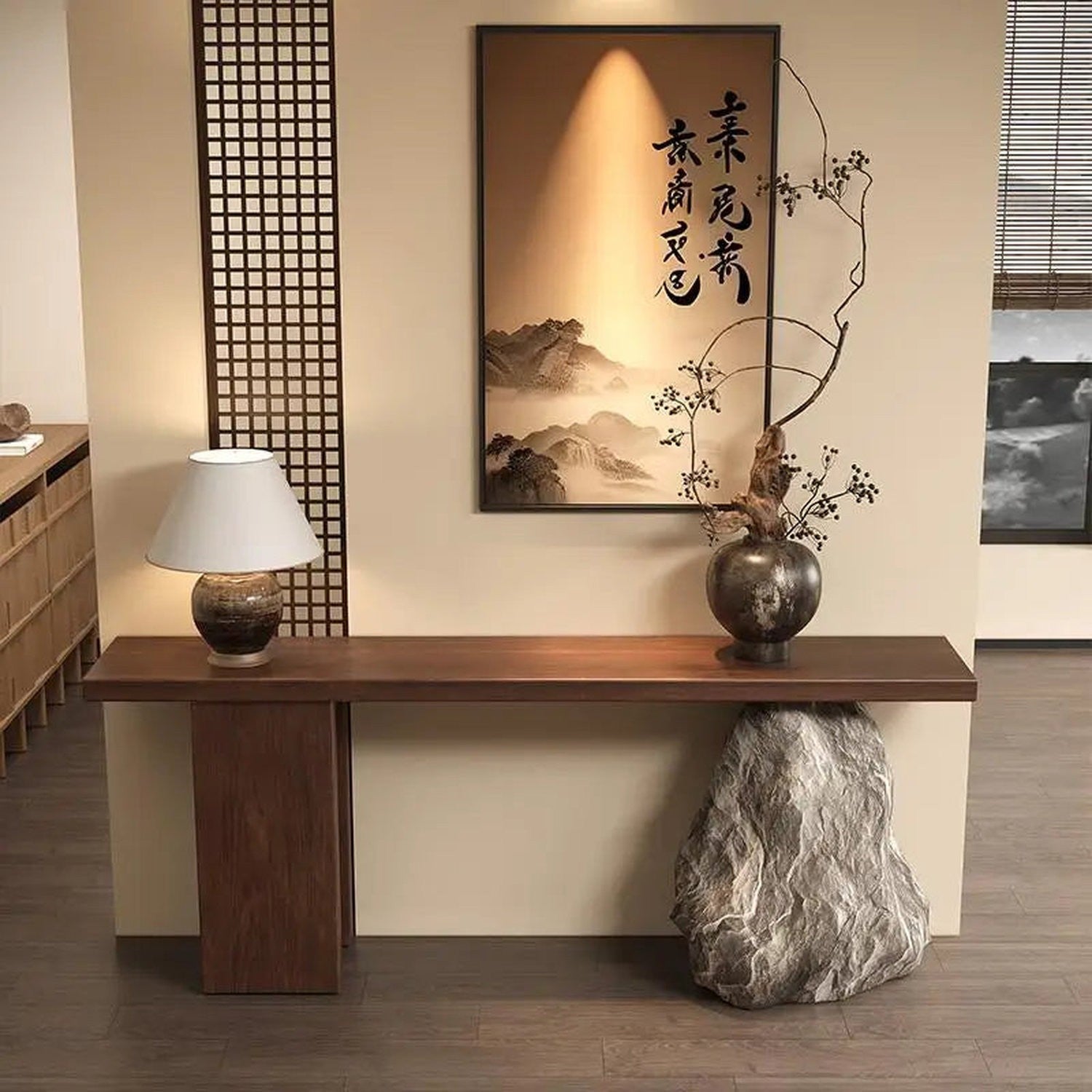 Luxury Minimalist Console Table — Custom Entryway & Living Room