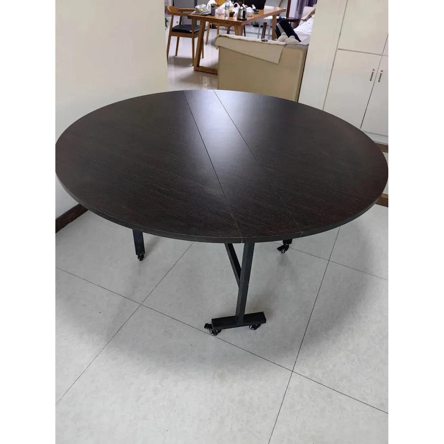 Round Foldable Dining Table — 100 & 120cm