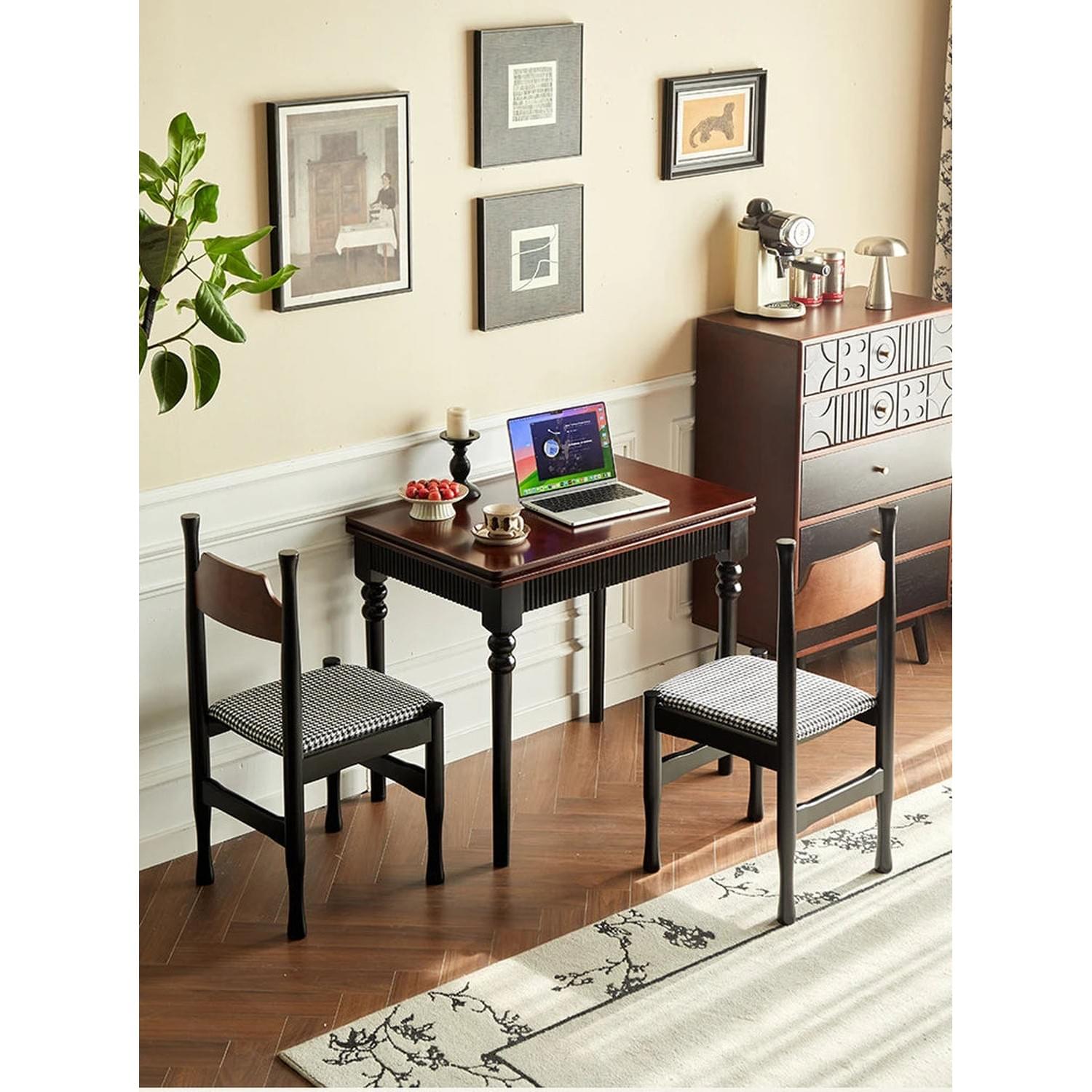 Mid-Century Foldable Dining Table