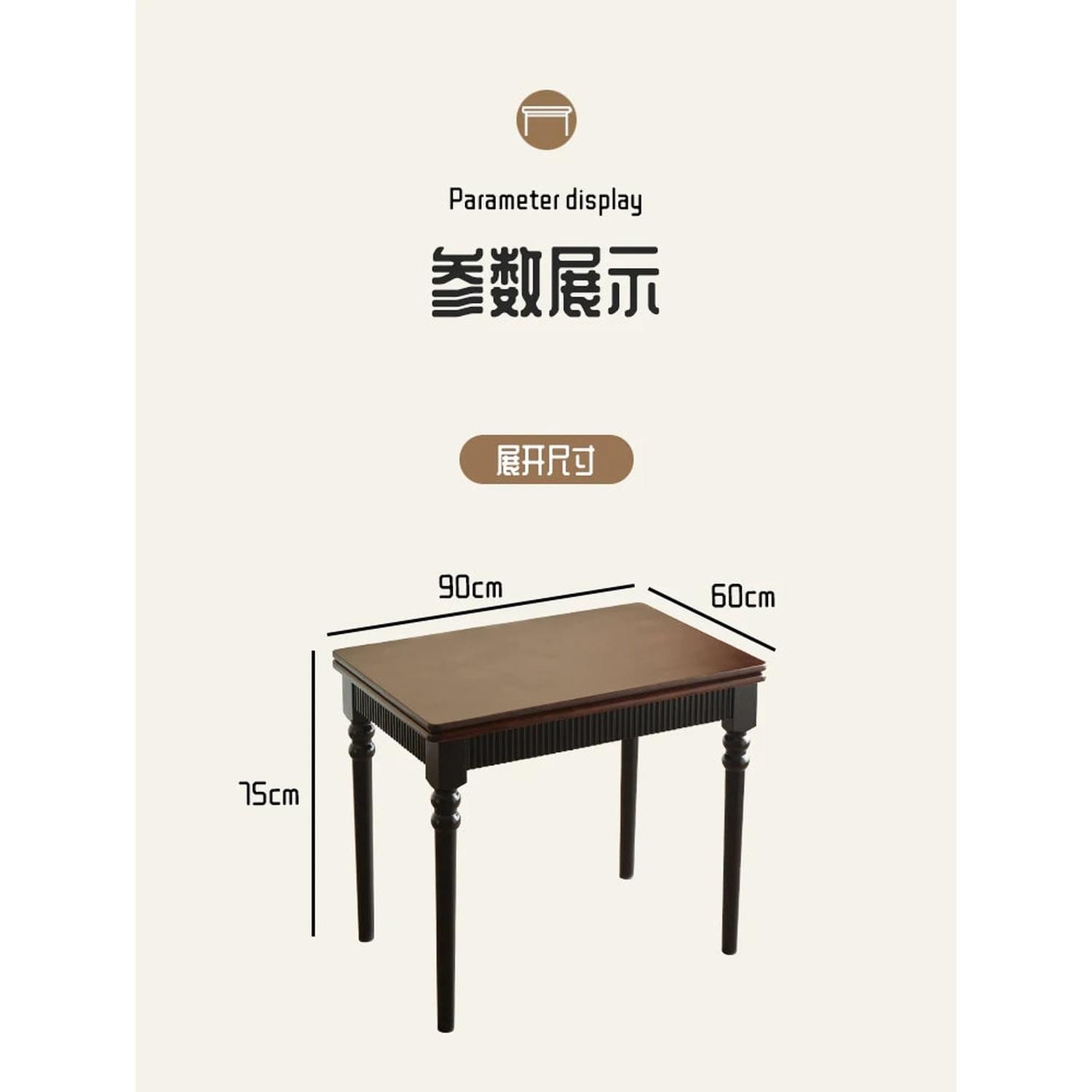 Mid-Century Foldable Dining Table
