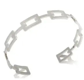 Stainless Steel Crystal Cuff Bracelet Bangle