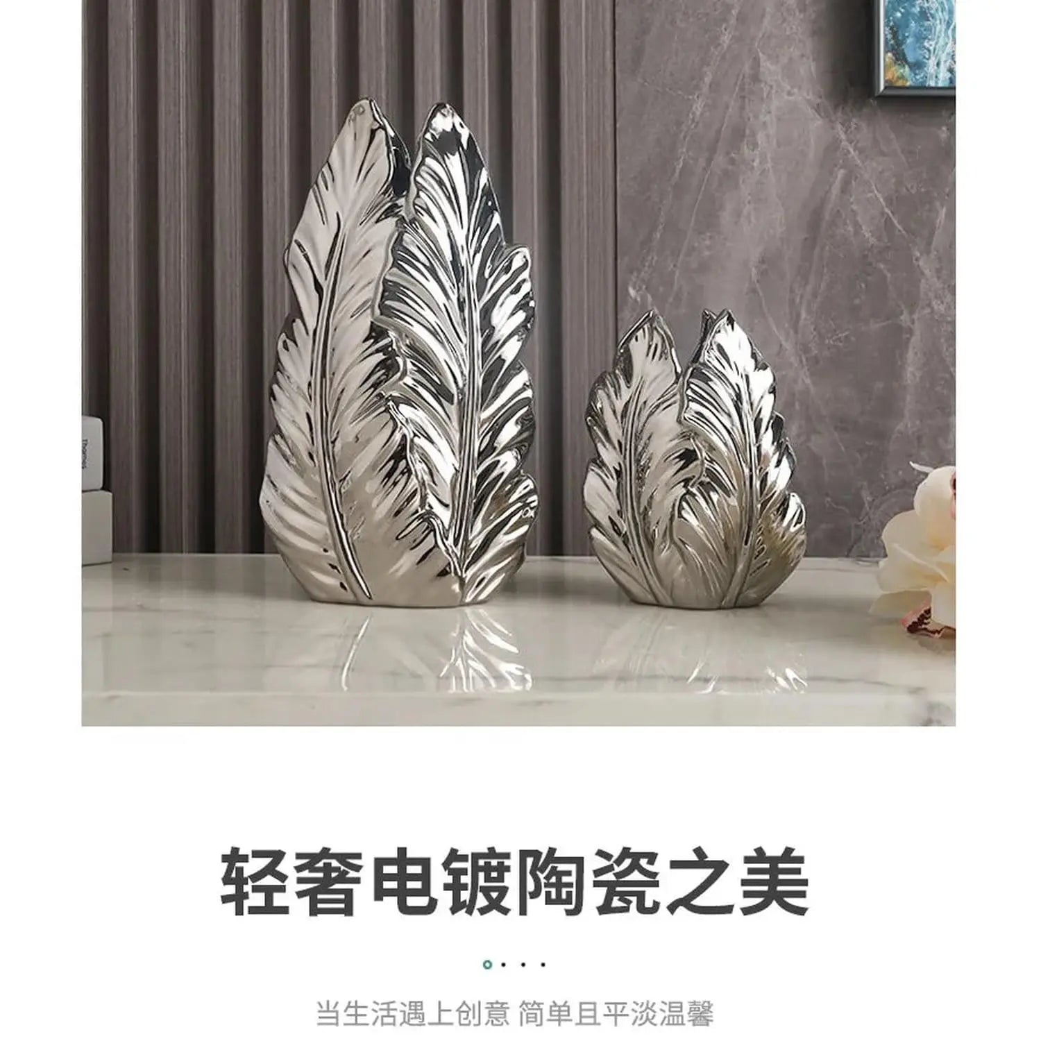 High-Glaze Ceramic Sculpture Vase — Modern Tabletop Decor Jonine’s Corner