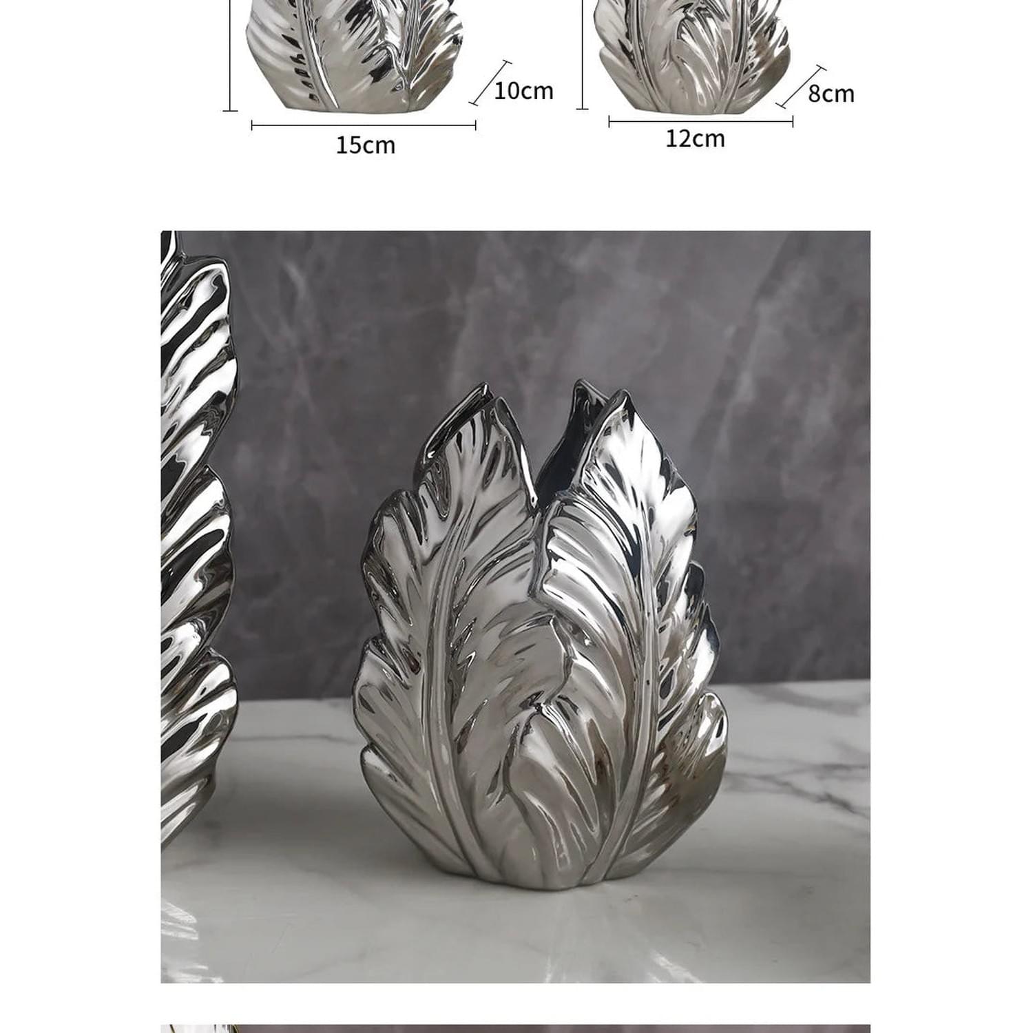 High-Glaze Ceramic Sculpture Vase — Modern Tabletop Decor