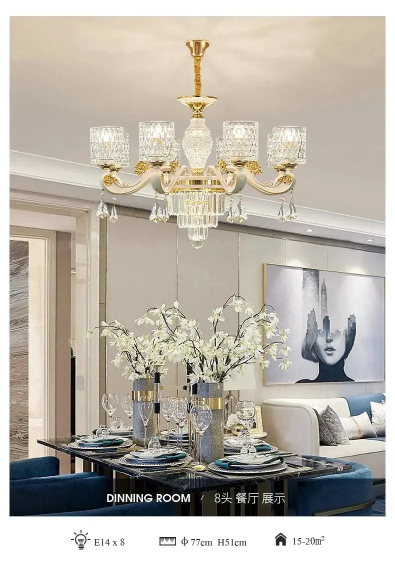 Dressed in Light — Crystal LED Chandelier for Hotel-Worthy Living Rooms & Bedrooms Jonine’s Corner