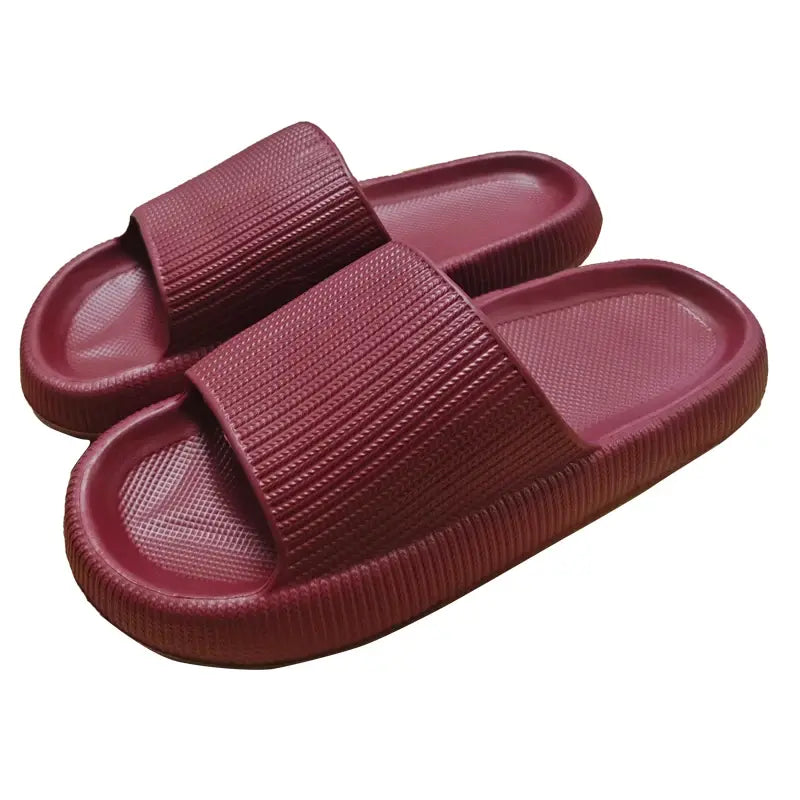 Cloud Comfort EVA Bathroom Slippers — 4cm Thick Sole, Indoor Home Sandals