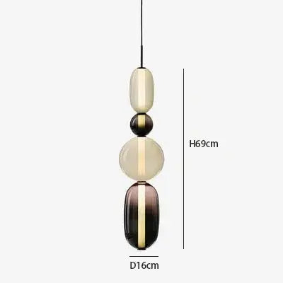 Wabi-Sabi Candy Glass LED Ceiling Pendant Light — Pendant Lights & Chandeliers