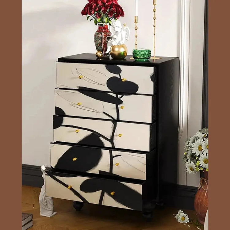 Luxury Living Room Storage Cabinet — Modern Minimalist Display Dresser