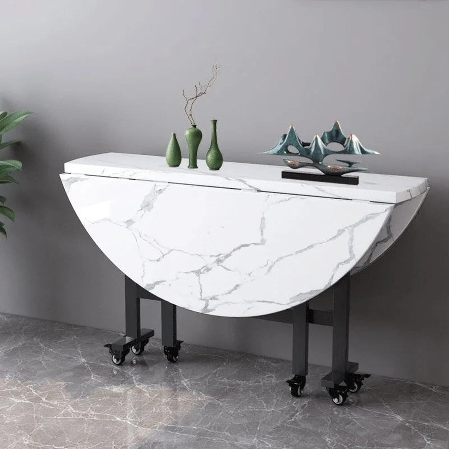 Round Foldable Dining Table — 100 & 120cm