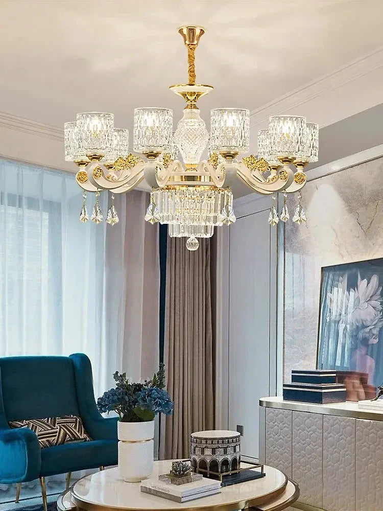 Dressed in Light — Crystal LED Chandelier for Hotel-Worthy Living Rooms & Bedrooms Jonine’s Corner
