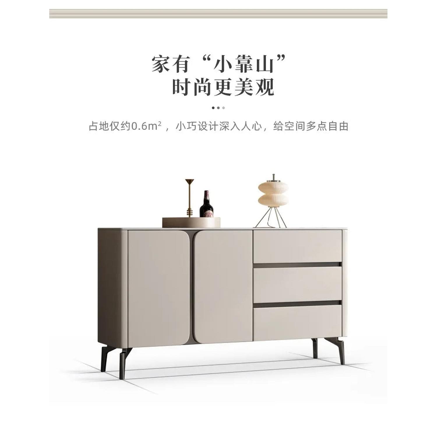Premium Minimalist Display Cabinet — Light Luxury Living Room Storage