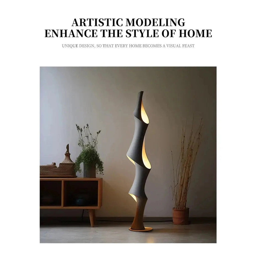 The Statement Corner — Art Deco Sculptural LED Floor Lamp Jonine’s Corner