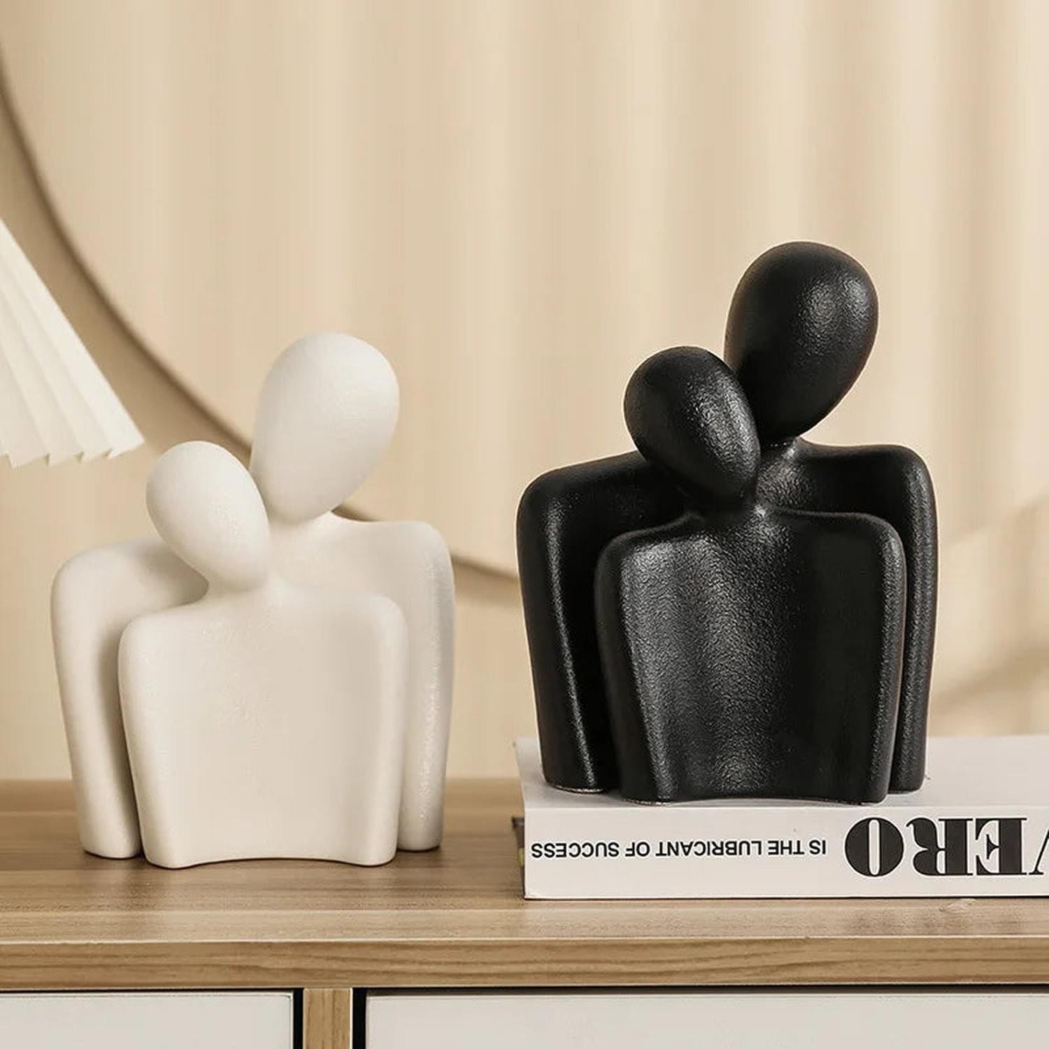 The Hug That Stays — Ceramic Love Sculpture for Home & Gifting