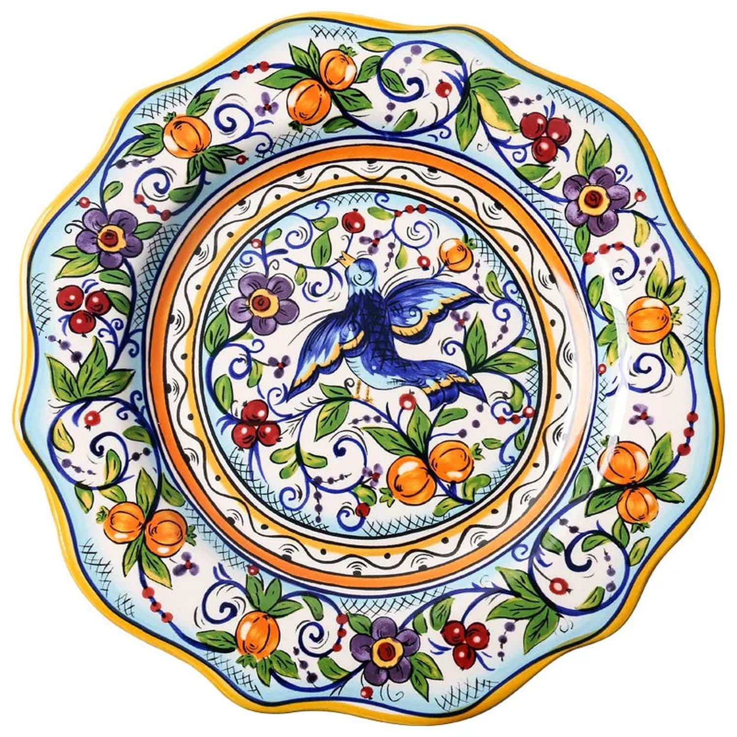The Artisan Table — Hand-Painted Ceramic Dinner Plate