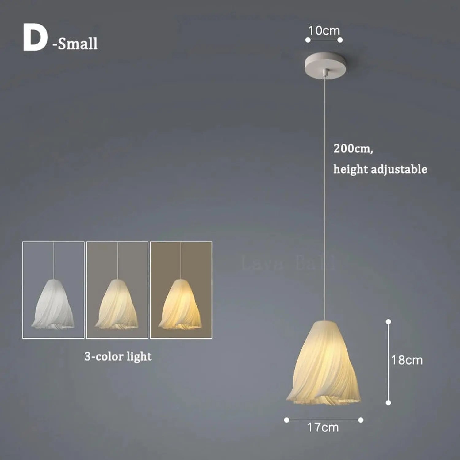 3D Floral Resin Pendant Light — Nordic Chandelier Jonine’s Corner