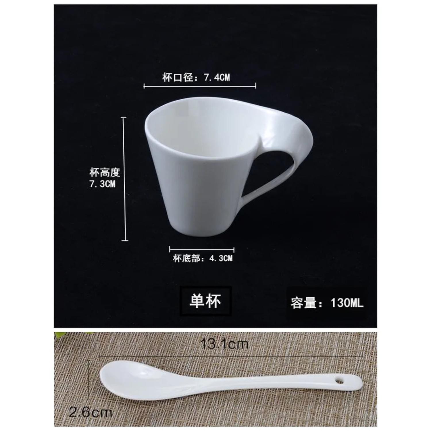 The Morning Ritual — Wavy Ceramic Coffee Cup