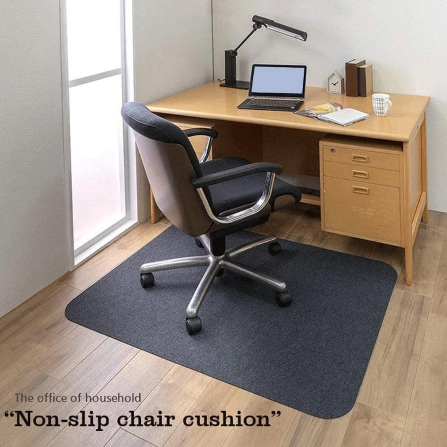 Protect Your Floor, Own Your Space — 90x120cm Office Chair Mat for Hard Floors