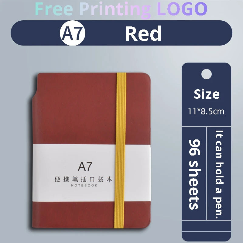 Pocket Notebook — A6/A7 PU Leather Planner & Memo Journal