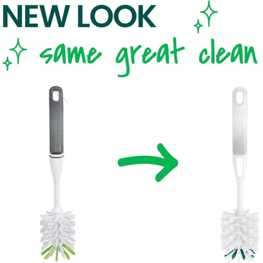 Glass Water Bottle Brush with Non-Slip Handle Dishwasher Safe Long Cleaning Brush for Shaker Bottles Food Processors