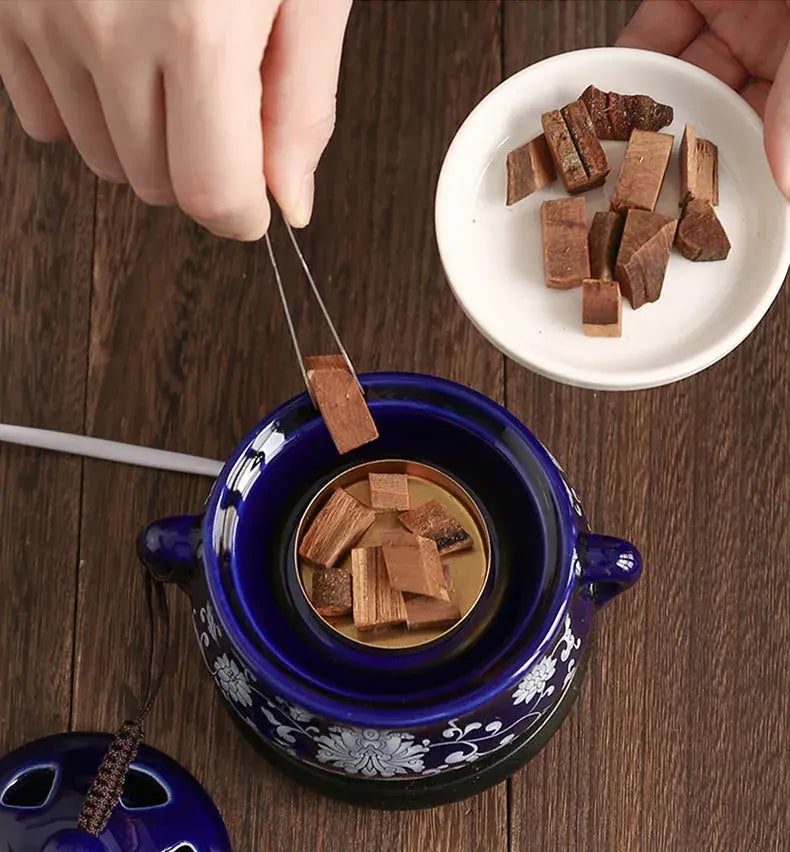 The Ritual Burner — Electric Ceramic Incense & Essential Oil Warmer with Timer